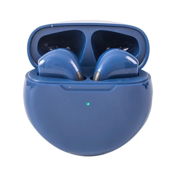 Langattomat Bluetooth kuulokkeet kosketusnäyttöön asennettavat stereoäänenvaimennus mikrofonilla, urheiluvedenpitävät stereokuulokkeet Blue