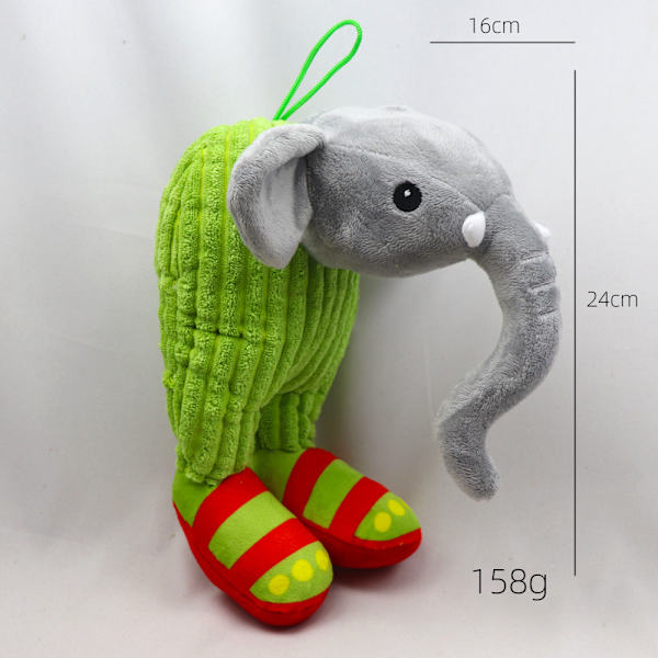 Uusi amerikkalainen Shanhaijing-parodia pehmolelu nukke Kaktuselefant 25 cm/158 g