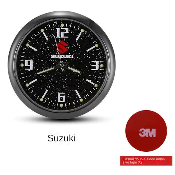 40mm Quartz Clock Spirit Motorsykkelklokke Vanntett elektronisk klokkebil Legend