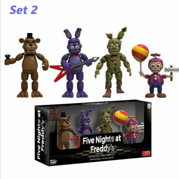 Five Night Action Figure Bear's Harem Game Fnaf Bonnie Joint Movable Kids Gifts C