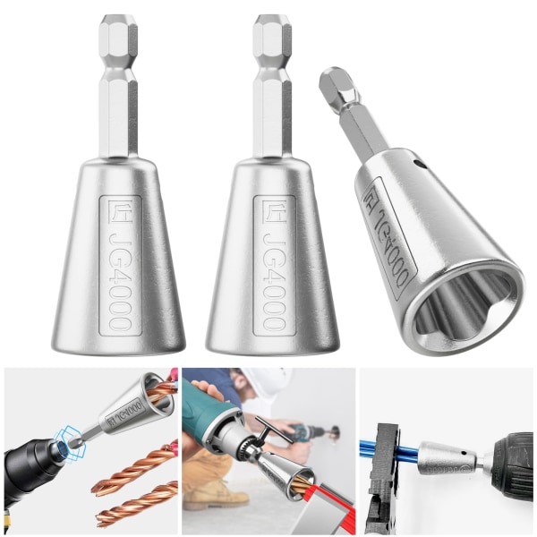 3stk Wire Twister Tool for Drill, Drill Wire Twister, Wire Twister Wire Connector Wire Twister Tool, Wire Twister for Elektrisk Drill