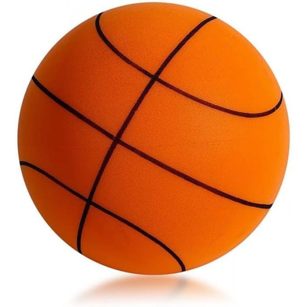 Silent Basketball - Hanterar tyst inomhusdribbling - Hush Handle Foam Ball - Noise Training Basket Topp 100 julklappar 18CM Orange