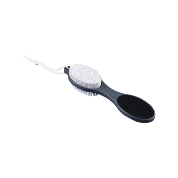 Foot File Callus Remover Multi Purpose 4 i 1 fod pedicureværktøj med fodskrubber, pimpsten, fodrasp og sandpapir til hjemmefodpleje grey