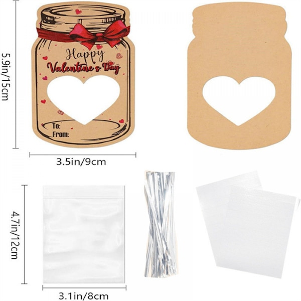 Alla hjärtans dag-kort för barn - Glad Alla hjärtans dag - Roliga presenter för barn - Alla hjärtans dag-kort i 3D för skolutbyte och festfavoriter 48pcs