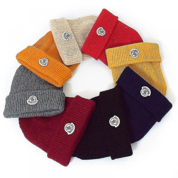Damer Herr Vuxen Stickad Cap Beanie Strap Swag Hat Glasögon Bekväm julklapp 12