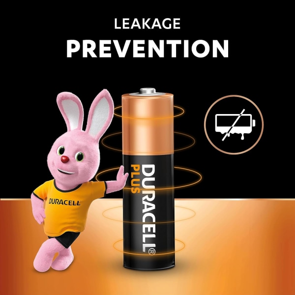 Duracell Plus AA-batterier - Alkaline 1,5 V - Upp till 100 % extra livslängd - Tillförlitlighet för vardagliga enheter - 0 % plastförpackning - 10 års lagring 20 pcs