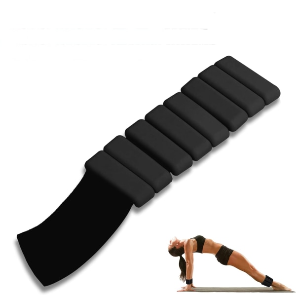 Justerbara handleds- och fotledsvikter i silikon - Set med 2 (1 Lb vardera) - Perfekt för hemmagym, träning, promenader, löpning, pilates, yoga, träning Blue