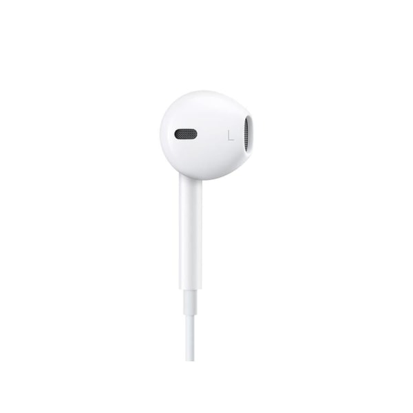 Headset Earpods för iPhone med volymkontroll - Vit round head