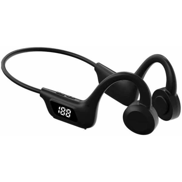 Öronbygelhörlurar, öppna öronhörlurar trådlösa Bluetooth luftledningshörlurar, lätta Bluetooth-headset, för löpning vandring cykling Blue