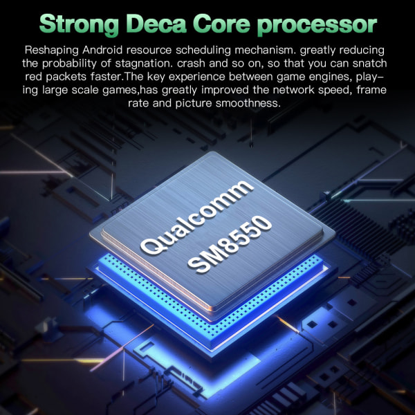 Uusi huippuluokan älypuhelin, jossa on 7,3 tuuman iso Octa Core -prosessori pink
