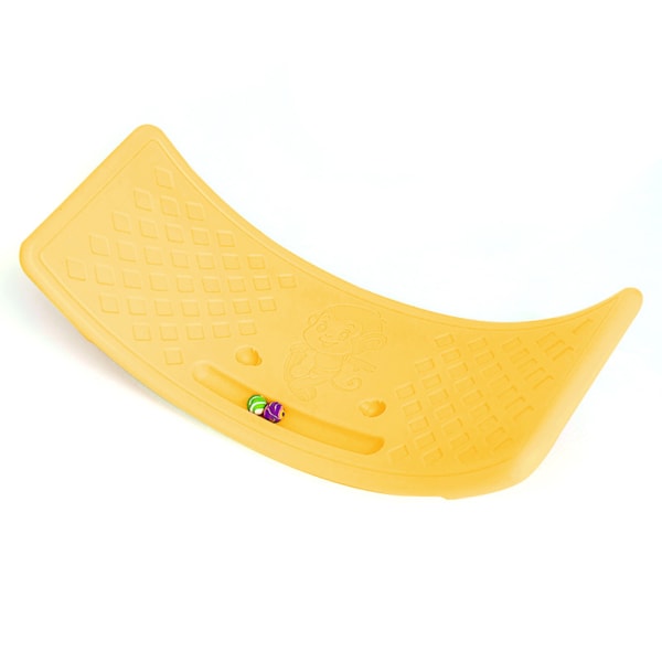 Wobble Board Syntymäpäivälahjat Liukumaton lasten tasapainolauta taaperoille kotiin yellow