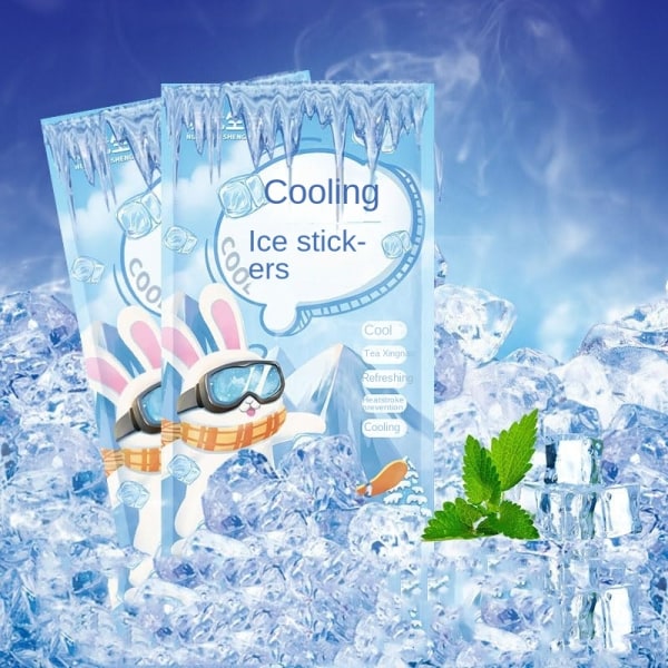 40 Ice Cooler Gel Patches - Køleplaster, Kølende Forfriskende Køling Lemon