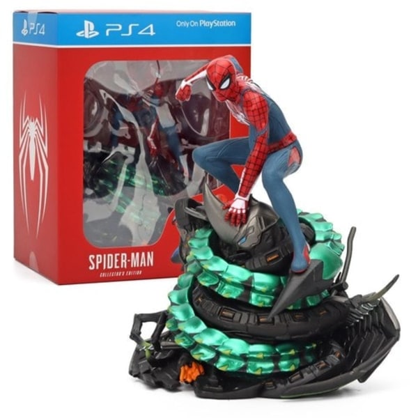 ZC Avengers Iron Spider-Man ps4 Game Ornament Staty Scenmodell Boxade figurer