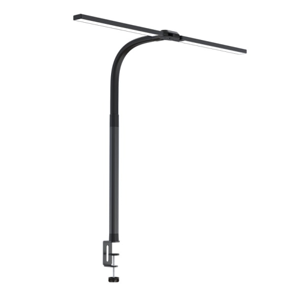 24W LED Arkitekt-bordslampe: Lyst, festelys med justerbar svanehals og fjernkontroll - Perfekt for hjemmekontor British standard plug