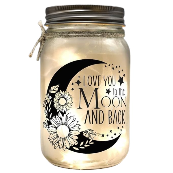 Mason Jar Lights Gaver til Mors Dag - Juleindretningsgaver til Bestie, Moom，Bedste ven, Soul Sister, Sister in Law, Work Bestie, Coworker B