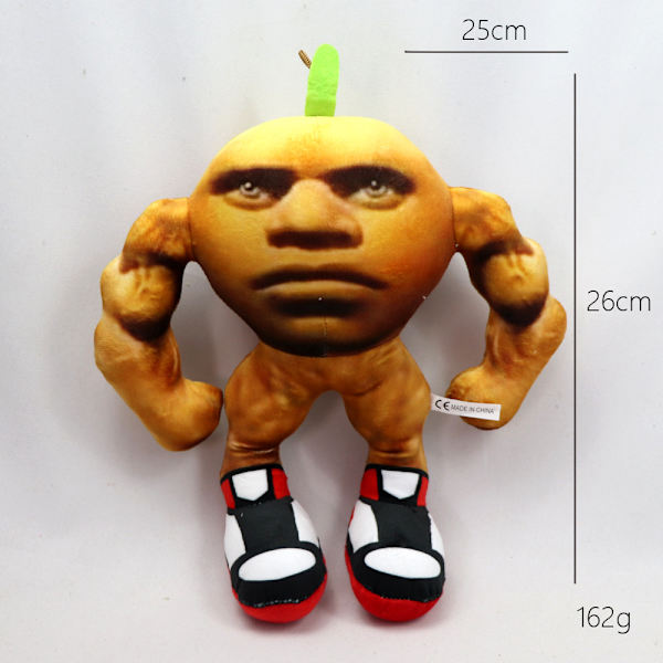 Uusi amerikkalainen Shanhaijing-parodia pehmolelu nukke Omarkerad muskel Orange 26 cm/162 g