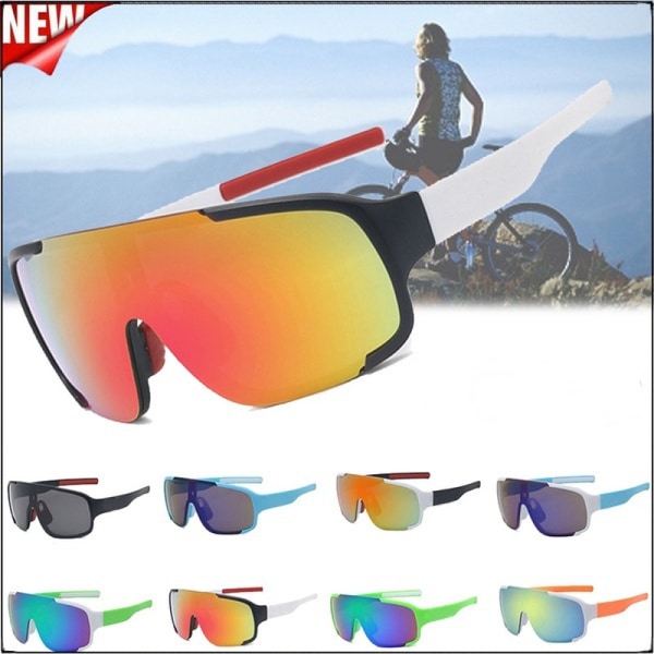 Utendørs sykling solbriller utendørs sport terrengsykkel sykkelbriller briller white green frame green