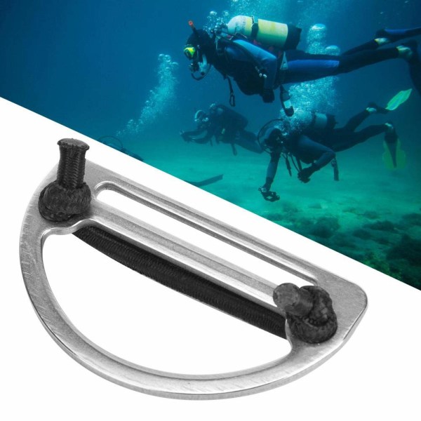 Glat rebound D-ring Vægt strop stop Dykker glideholder