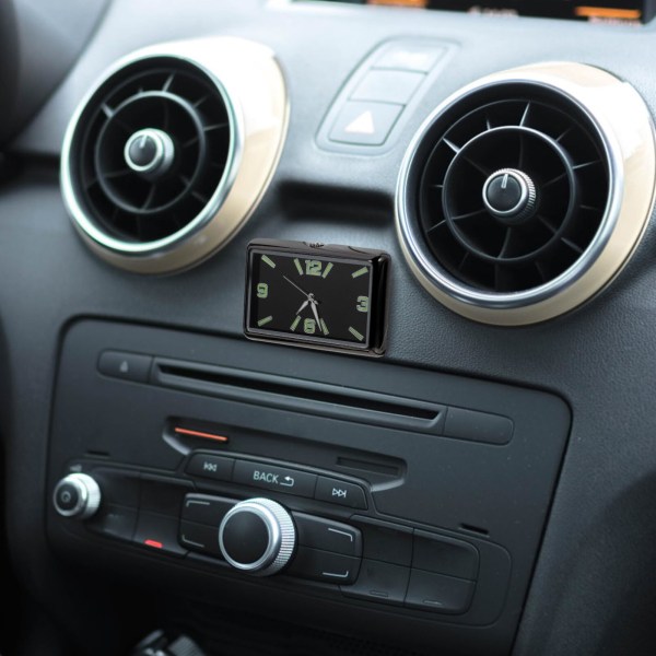 Bilklocka digital klocka bil fyrkantig klocka instrumentbräda miniklocka litet lås kvartsdigital Buick