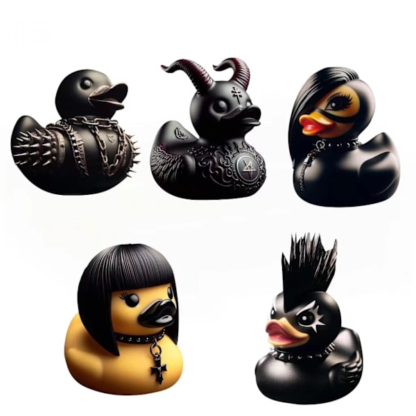 Kjekk gotisk andeharpiksfigur - Unik punkstatue for hjemmet, kontoret og mer C