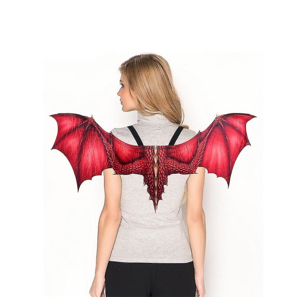 Halloween Dragon Wings Dragon Costume Accessori Fleece Dragon Wings Prop per vuxen Purple