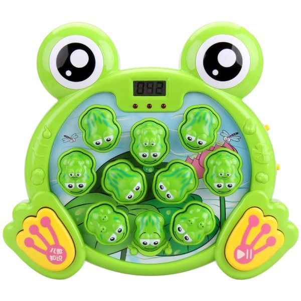 Whack-a-Frog-spel för småbarn: rolig leksak för 2-5-åriga pojkar! 5 lägen, 45 nivåer, ljus och musik. Perfekt present för tidig inlärning och födelsedagar
