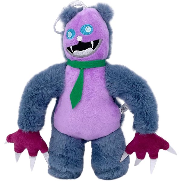 2024 New Monster Catnap Plyschleksak - Smiling Critters-kudde, roliga plyschfavoriter för barns födelsedagsfest för toddler (12" björn)