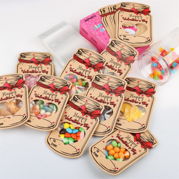 Alla hjärtans dag-kort för barn - Glad Alla hjärtans dag - Roliga presenter för barn - Alla hjärtans dag-kort i 3D för skolutbyte och festfavoriter 24pcs