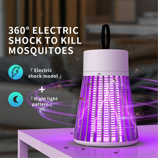 Mozz Guard Mosquito Zapper - Bedbugs Heater, BuzzBug Mosquito Killer, Zaptek Mosquito Zapper, USB Charing, Fantastisk til udendørs og indendørs