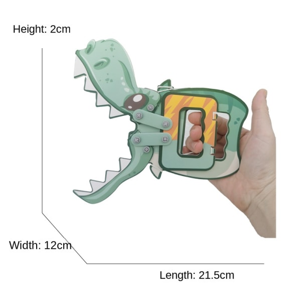 Vetenskap liten produktion stam grundskoleelever dagis läromedel barnleksak materialpaket DIY mekanisk dinosaurie