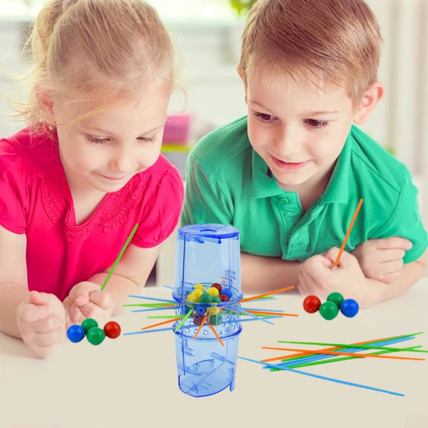 Färgglada Montessori Family Party-spel - Låt inte bollen falla - Förbättra koncentrationen och tålamodet - Roligt och lärorikt