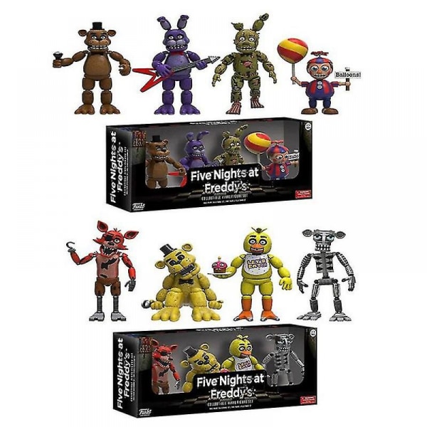 Five Night Action Figure Bear's Harem Game Fnaf Bonnie Joint Movable Kids Gifts B