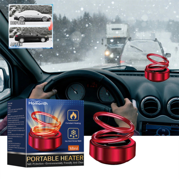 Portable Kinetic Mini Heater, Mini Portable Kinetic Heater, Portable Kinetic Heater for Room, Ehicles, Bathrooms-A blue gray