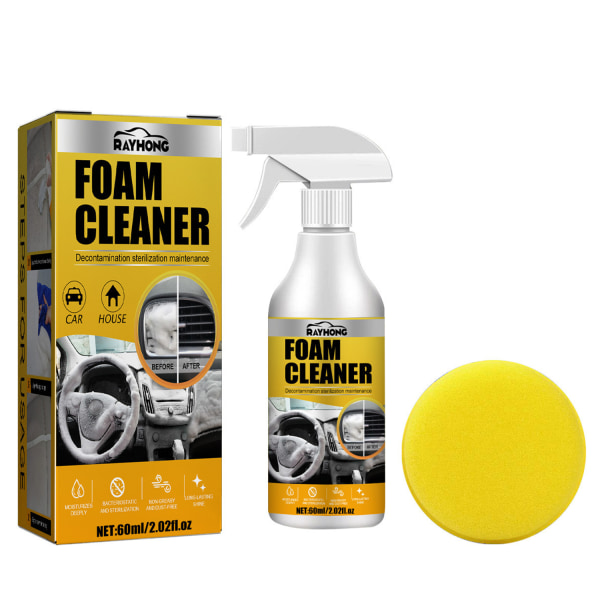 Multi-Purpose Foam Cleaner - Allsidig alt-i-ett rengjøringsmiddel for bilinteriør og møbeltrekk | Hold bilen din uberørt