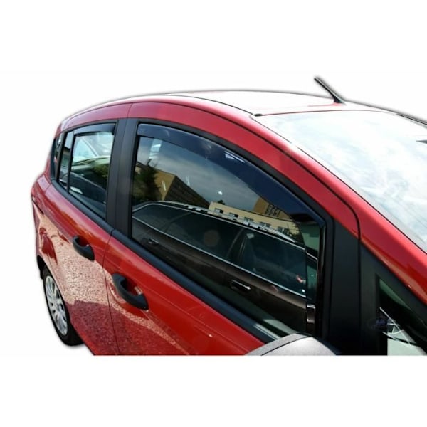 J&J AUTOMOTIVE | Heko Air Deflectors Vindafvisere til Ford B-Max 2012-2017 Rök