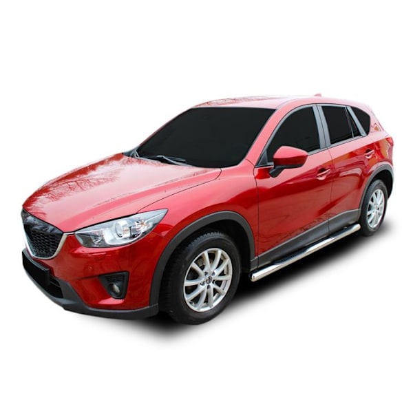 J&J Automotive | Sidostegsrör löpbrädor kompatibel med Mazda CX-5 2012-2016, 2 st, tillbehör