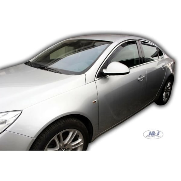 J&J AUTOMOTIVE | Heko Air Deflectors Vindafvisere til Opel Insignia 2009-2016 Rök