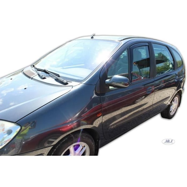 J&J AUTOMOTIVE | Heko Ilmanohjaimet Tuulenohjaimet Renault Scenic 5P:lle. Berliini 1996-2003 Rök