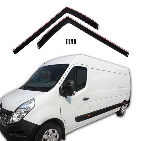 SCOUT | GP Air Deflectors Sidofönsterdeflektorer för Renault Master sedan 2010