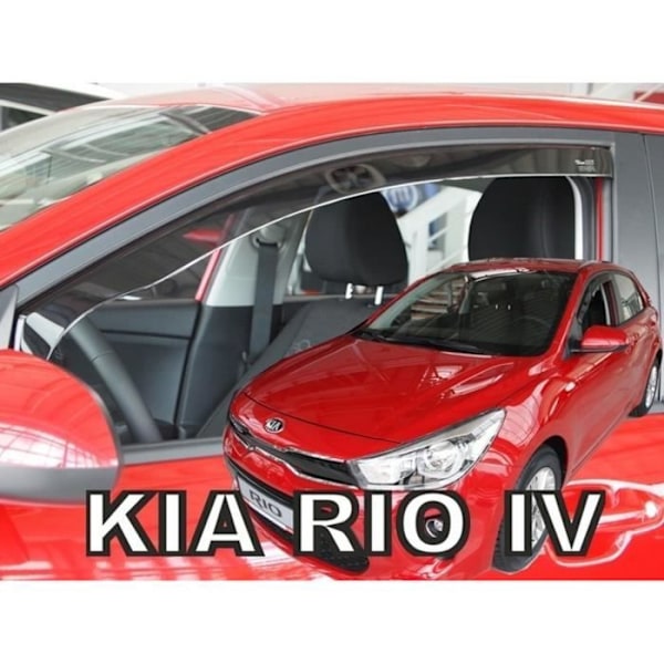 J&J AUTOMOTIVE | Heko Luftriktare Vindavvisare För Kia Rio 4 5P. Berlina sedan 2017 Rök