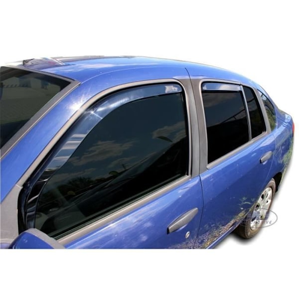 J&J AUTOMOTIVE | Heko Air Deflectors Vindafvisere til Renault Thalia 2008-2013