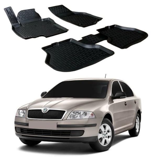 SCOUT | 3D Premium kumiset lattiamatot Volkswagen Octavia 2 2005-2013