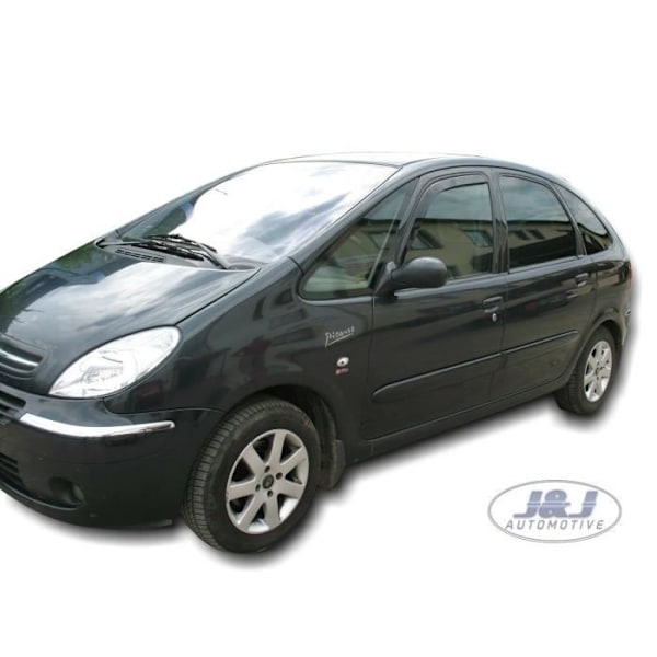 Ilmanohjaimet - J&J AUTOMOTIVE - Heko - Savustettu - Vahvistettu akryyli - Citroen Xsara Picasso 1999-2008 Rök