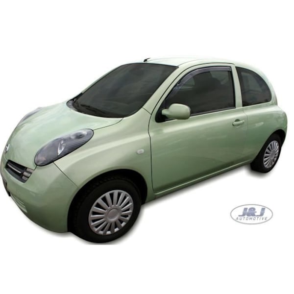 J&J AUTOMOTIVE | Heko Ilmanohjaimet Tuulenohjaimet Nissan Micra K12 3P. Berliini 2002-2010