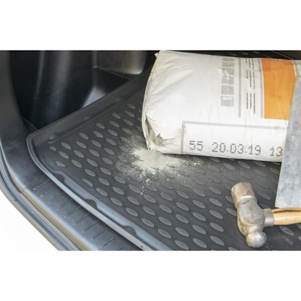 Premium gummistøvlemåtte - J&J AUTOMOTIVE - BMW X3 F25 2010-2018 - Sort - TPE - 115x15x15 cm Svart