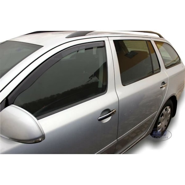 J&J AUTOMOTIVE | Heko Air Deflectors Vindafvisere til Skoda Octavia 2, 2004-2012