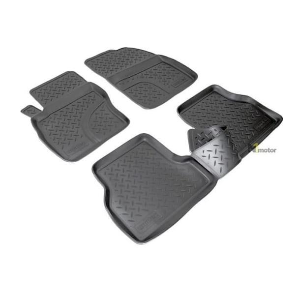 NORM Liners | All Weather TPE gummigolvmattor för Ford Focus 2 2005-2010 Svart