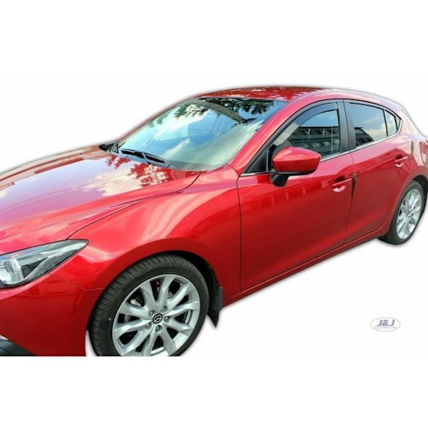 J&J AUTOMOTIVE | Heko Luftriktare Vindavvisare För Mazda 3, Hatchback 2013-2018