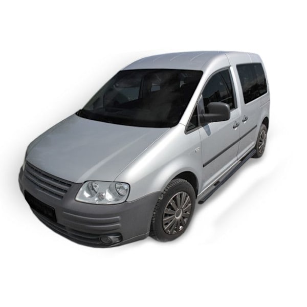 J&J Automotive | Rør til Sideskærme Kompatible med Volkswagen Caddy 2003-2015 60,3mm sort, 2 stk, montering