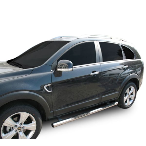 J&J Automotive | Sivuaskelputket, Chevrolet Captivan 2006-2018 kanssa yhteensopivat juoksulaudat, 2 kpl, kiinnitys